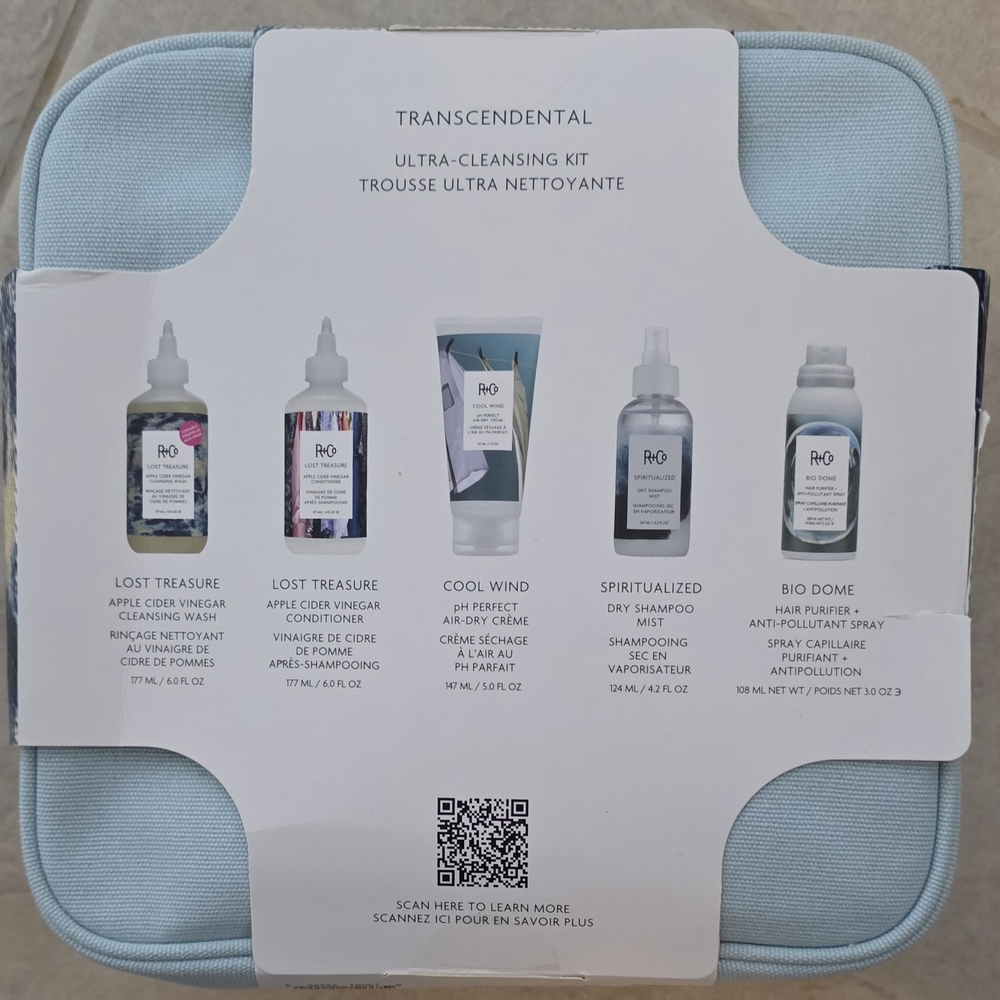 R + Co Transcendental Ultra Cleansing Kit Wash Conditioner Dry Shampoo Bio Dome